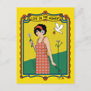 Postal Live In the Moment_B_ Postcard