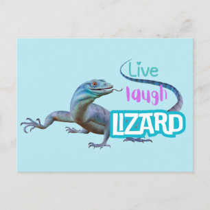 Postal Live Laugh Lizard