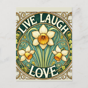 Postal Live Laugh Love