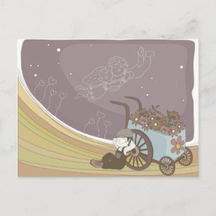 Postal Live Laugh Love #10 Postcard