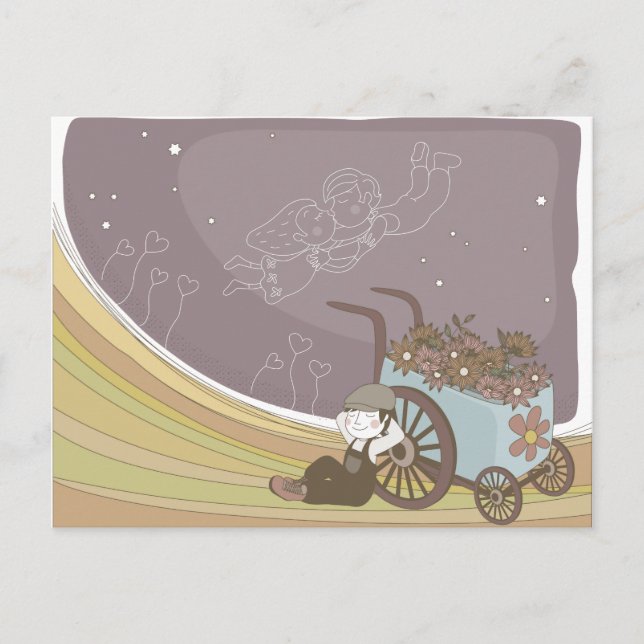 Postal Live Laugh Love #10 Postcard (Anverso)