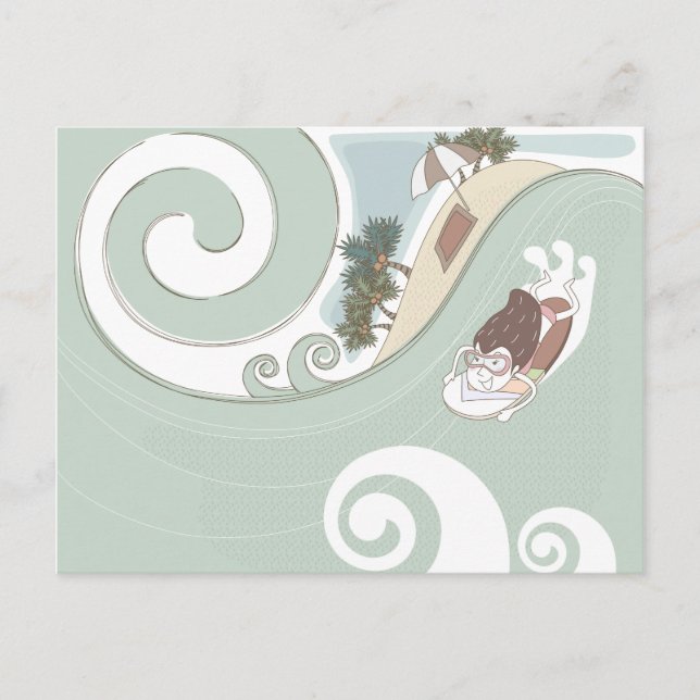 Postal Live Laugh Love #13 Postcard (Anverso)