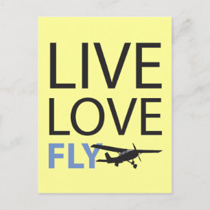 Postal Live Love Fly