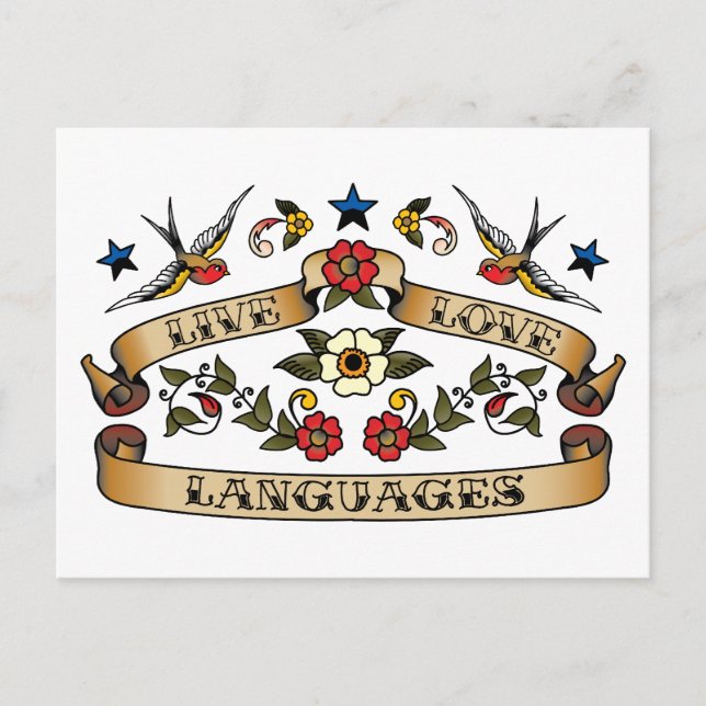 Postal Live Love Languages (Anverso)