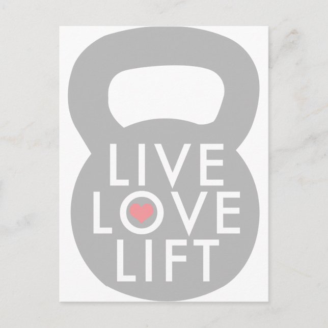 Postal Live Love Lift Kettlebell (Anverso)
