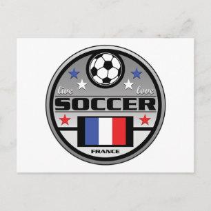 Postal Live Love Soccer France