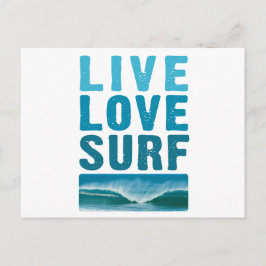 Postal live_love_surf