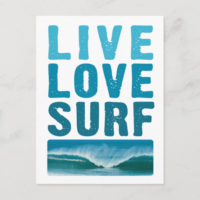Postal live_love_surf (Anverso)