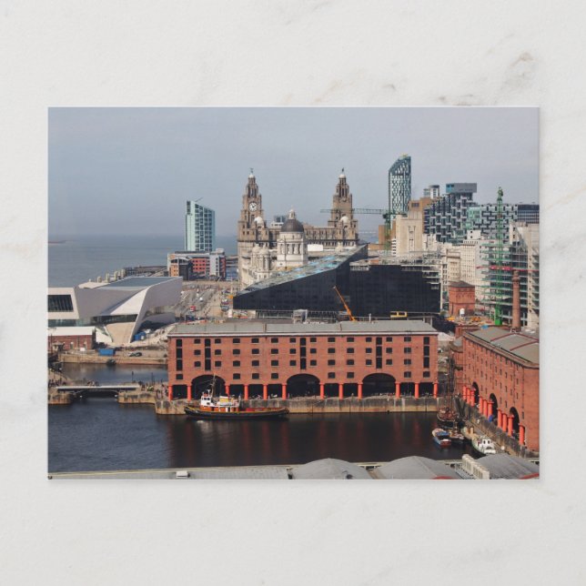 Postal Liverpool de Hígado de Construcción - Postcard (Anverso)