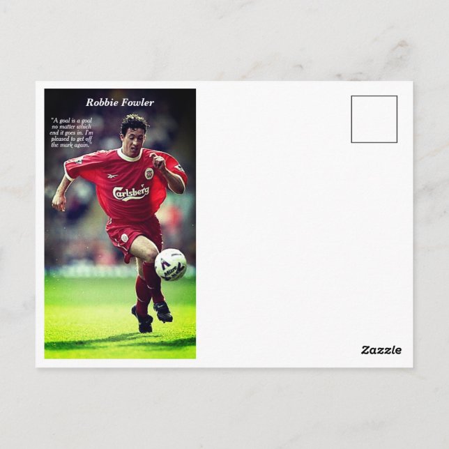 Postal Liverpool FC Legend Series - Robbie Fowler (Reverso)