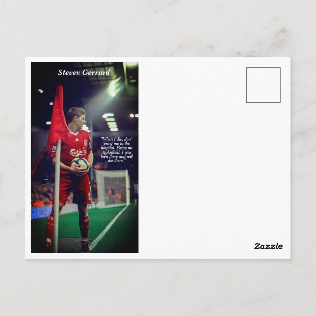 Postal Liverpool FC Legend Series - Steven Gerrard (Reverso)