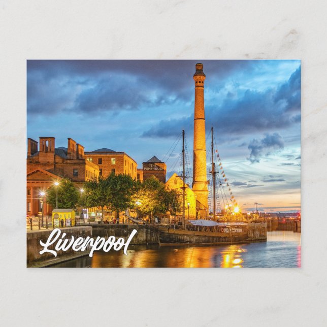 Postal Liverpool, Inglaterra, Reino Unido (Anverso)