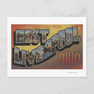 Postal Liverpool Oriental, Ohio - Escenas de letras grand