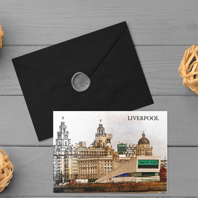 Postal Liverpool United Kingdom (liverpool england uk postcard)