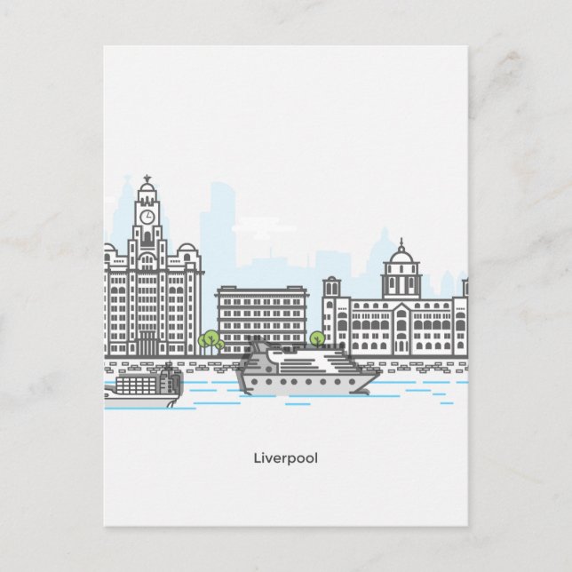 Postal Liverpool Waterfront (Anverso)