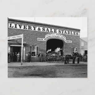 Postal Livery Stable, 1865
