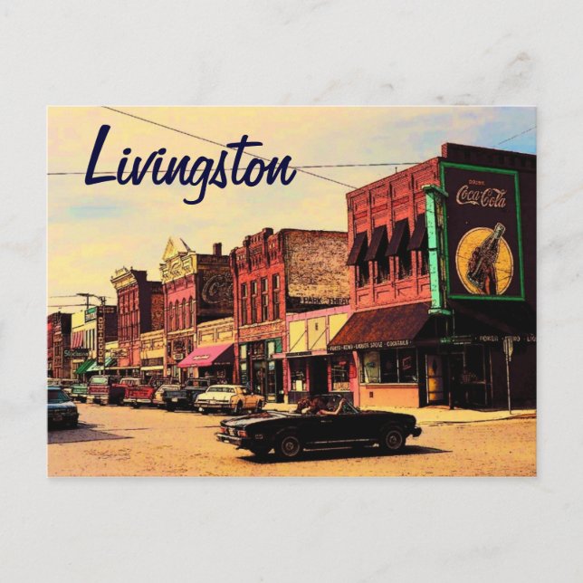 Postal Livingston Montana (Anverso)