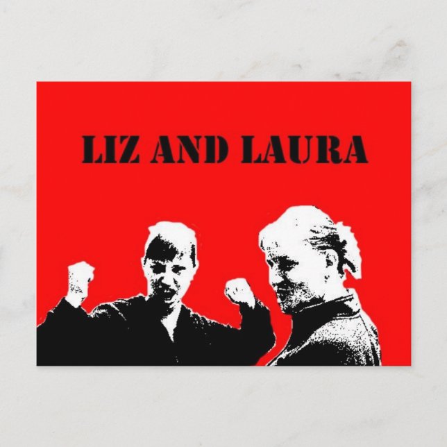 Postal Liz y Laura Postcards (Anverso)