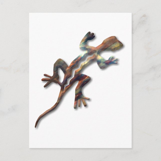 Postal Lizard-copper (Anverso)