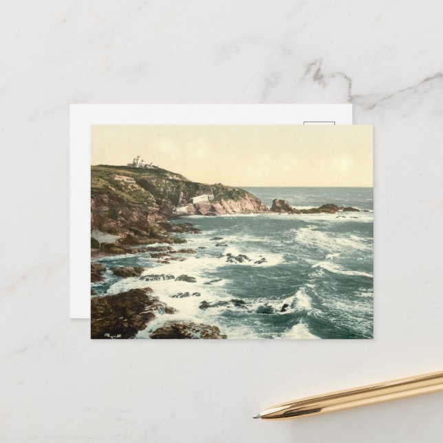 Postal Lizard Point, Cornwall, Inglaterra (Anverso/Reverso In Situ)