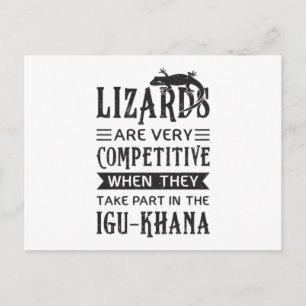 Postal Lizard Reptiles Reptile Gecko Animal Dragon Gift
