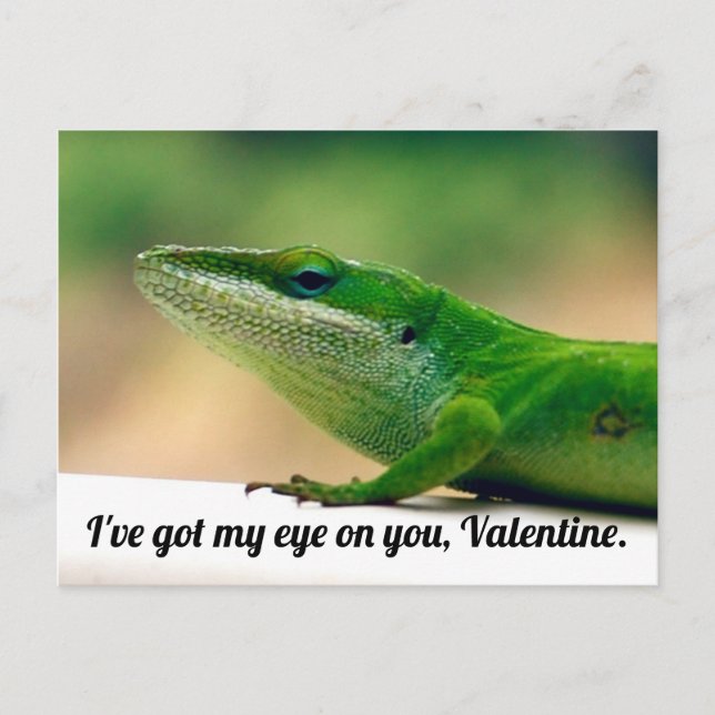 Postal Lizard Valentine (Anverso)