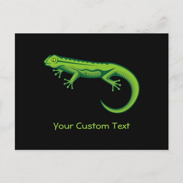 Postal Lizard verde (Anverso)