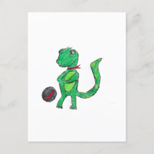 Postal Lizzard Green Spots