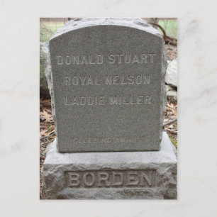 Postal Lizzie Borden - Cementerio Mascota