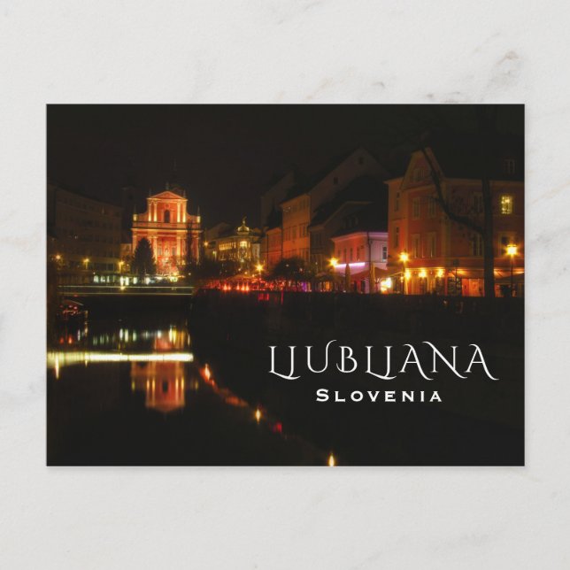 Postal Ljubljana, Eslovenia (Anverso)