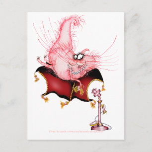 Postal Llama a mi personalizado del gato gracioso de Bell