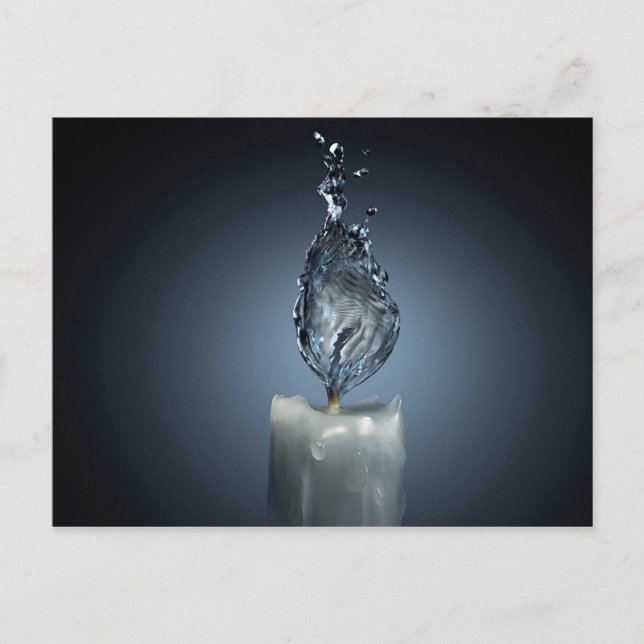 Postal Llama de agua (Anverso)