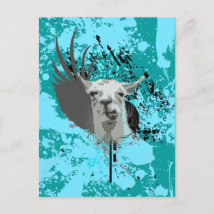 Postal llama de alta fidelidad.