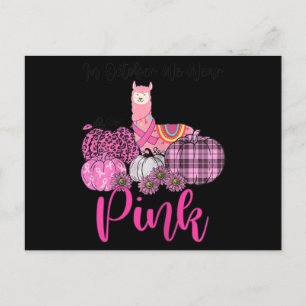Postal Llama De Concienciación Para Mujeres En Octubre Us