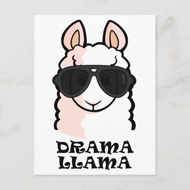 Postal Llama Drama (Anverso)
