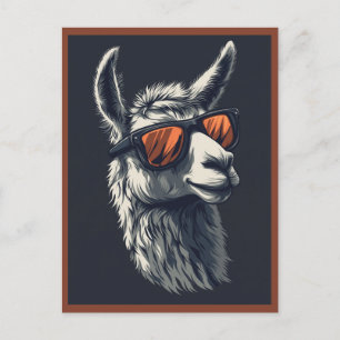 Postal Llama hilarante