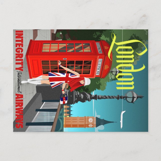 Postal Llamada de Londres (Anverso)