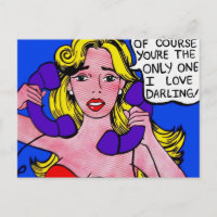 Llamadas en espera, productos de arte cómico