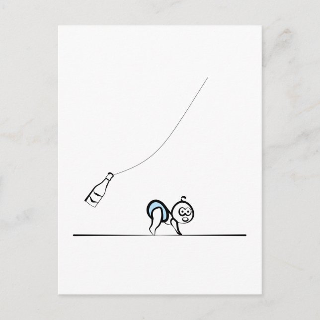 Postal Llamamos a este niño bebé - RSVP (Anverso)