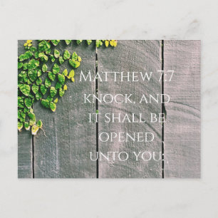 Postal Llamar Y La Puerta Se Abrirá Mejora Pronto 