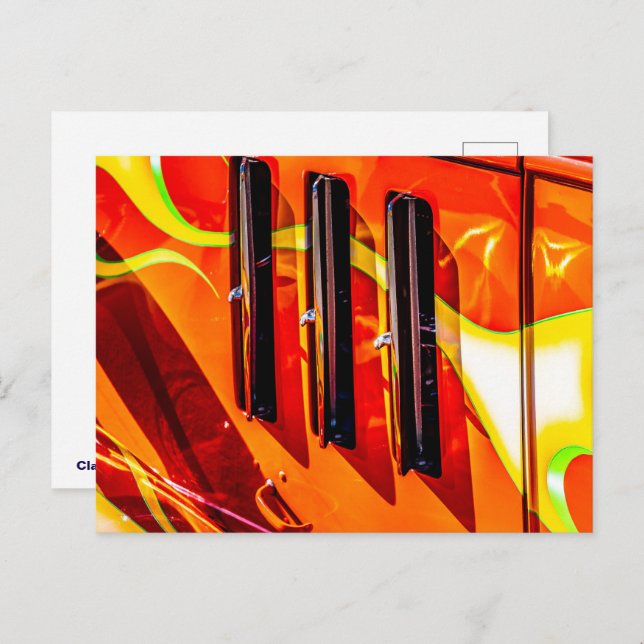 Postal Llamas calientes (Anverso / Reverso)