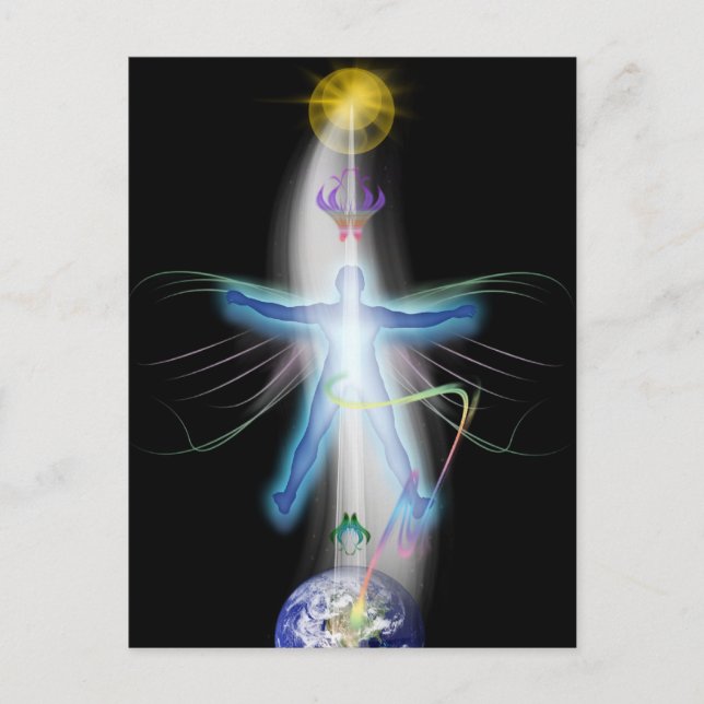 Postal Llamo a la luz (Anverso)