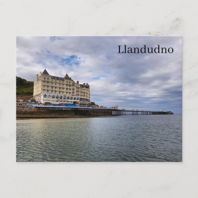Postal Llandudno (Anverso)