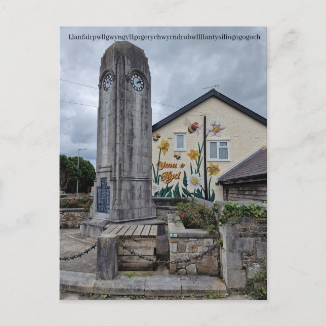 Postal Llanfairpwllgwyngyll (Anverso)