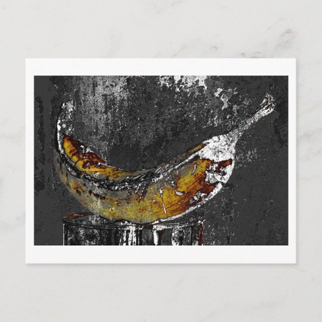 Postal llano de plátano (Anverso)