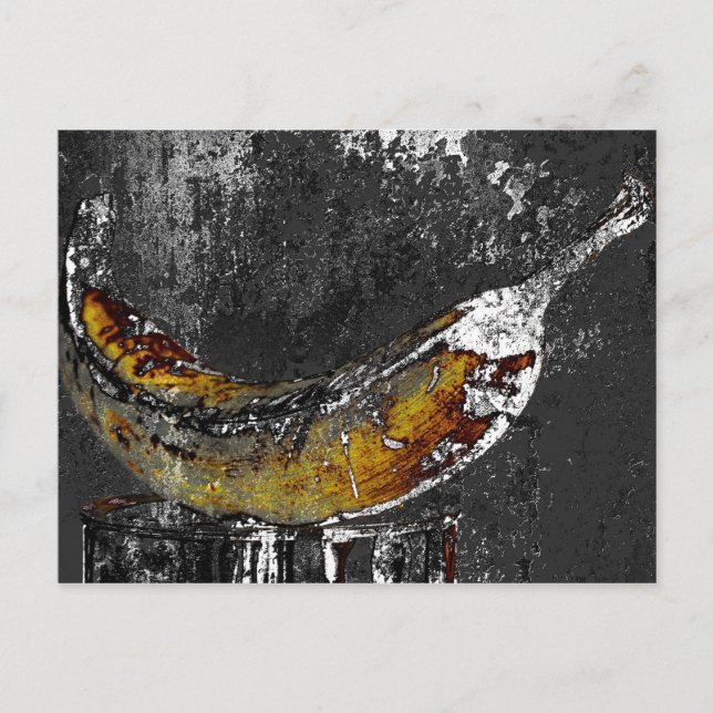 Postal llano de plátano (Anverso)