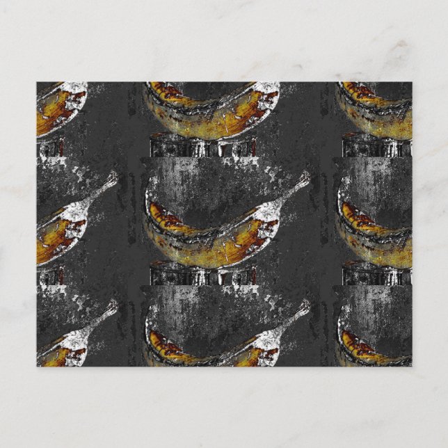 Postal llano de plátano (Anverso)