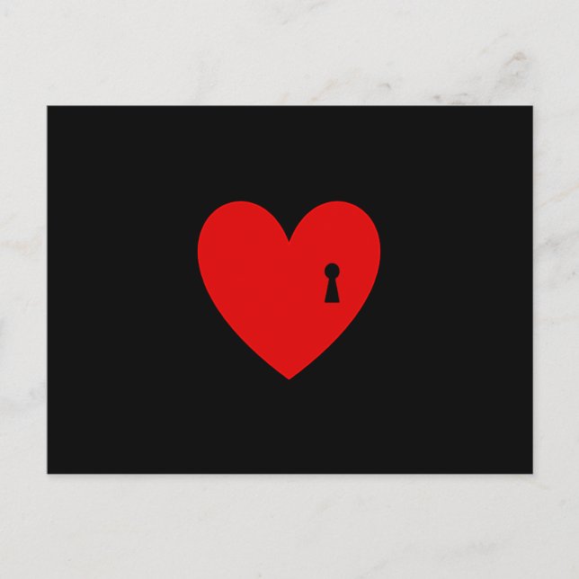Postal Llave a mi corazón (Anverso)