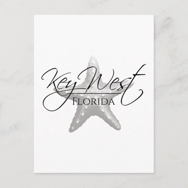 Postal Llave costera Starfish Occidental (Anverso)