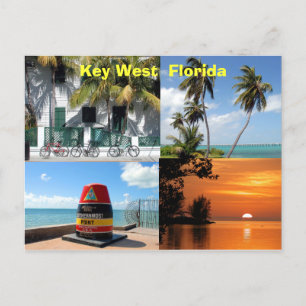 Postal llave histórica oeste de florida usa